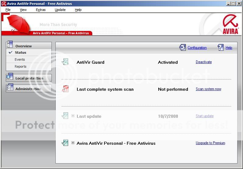 Trucos para Avira Antivirus, adios kaspersky & NOD32